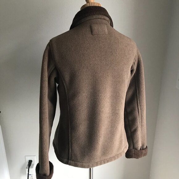 Outback Trading Company Mountain Ponies Fleece Bone Button Down Jacket Size M - Picture 3 of 8